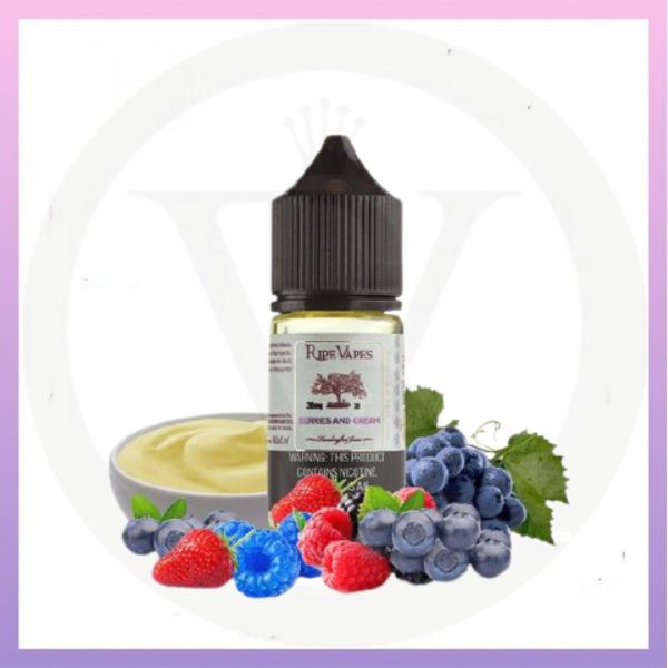 Berries and cream salt by ripe vapes
