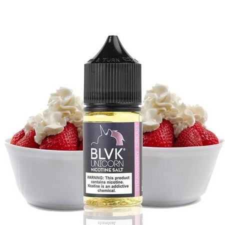 Strawberry cream BLVK unicorn salt nic