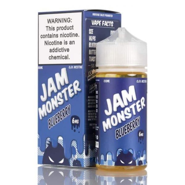 BLUEBERRY – JAM MONSTER LIQUIDS – 100ML