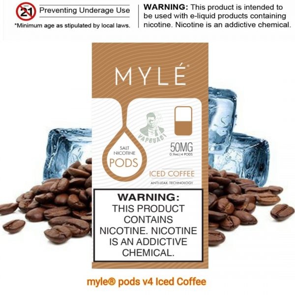 Myle pods iced coffee v4