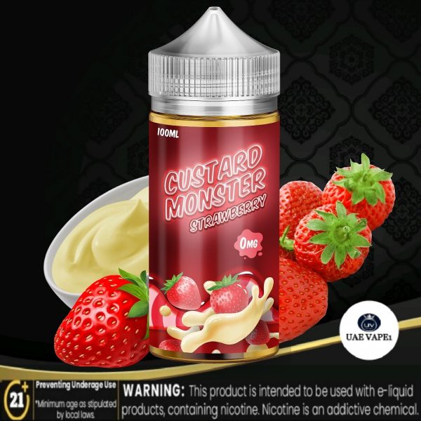 Custard Monster E Liquid Strawberry 100ml