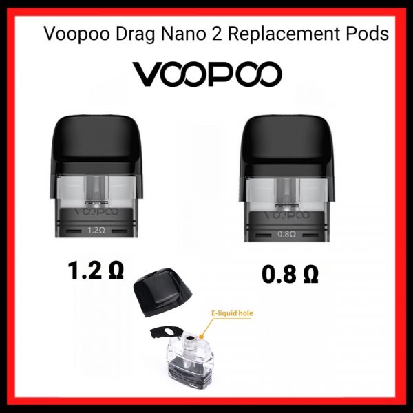Voopoo drag nano 2 replacement pods