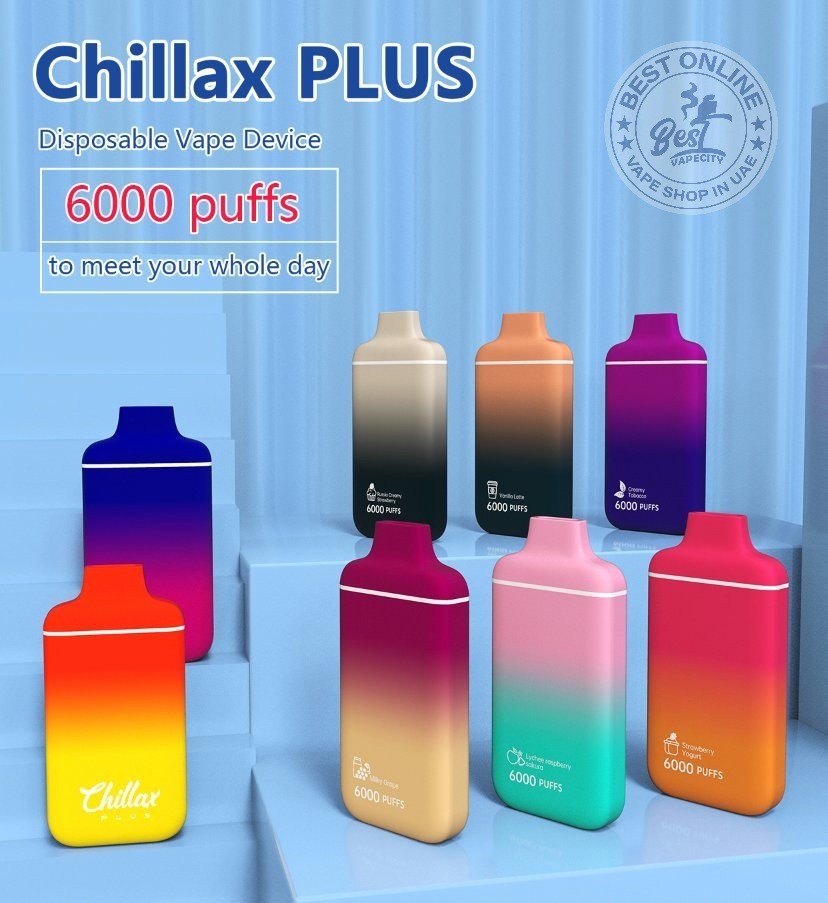 Chillax Plus Disposable Pod 6000 Puffs Vape In UAE