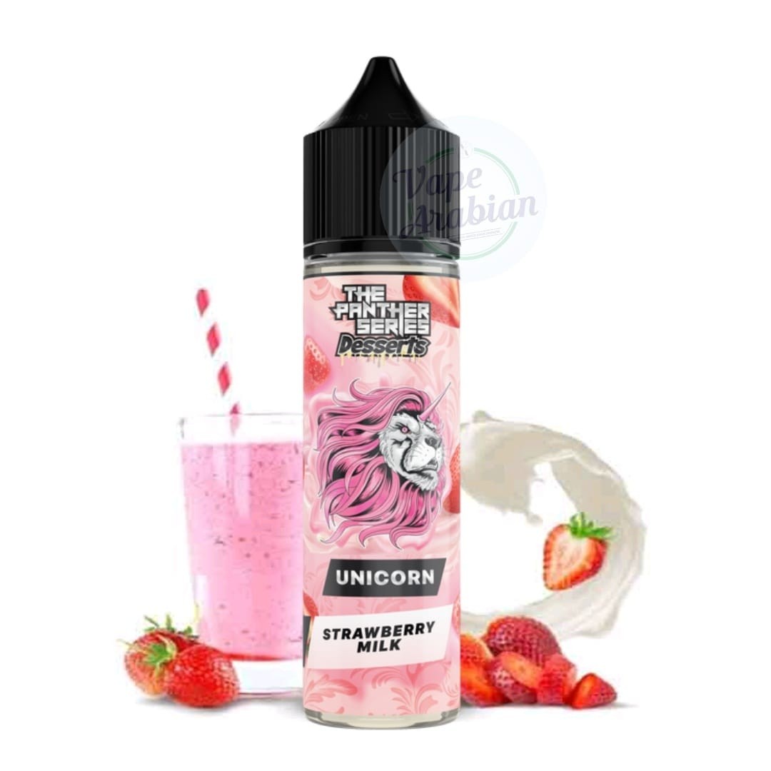 The Panther Series Desserts Dr Vapes Unicorn Strawberry Milk 60ml In UAE