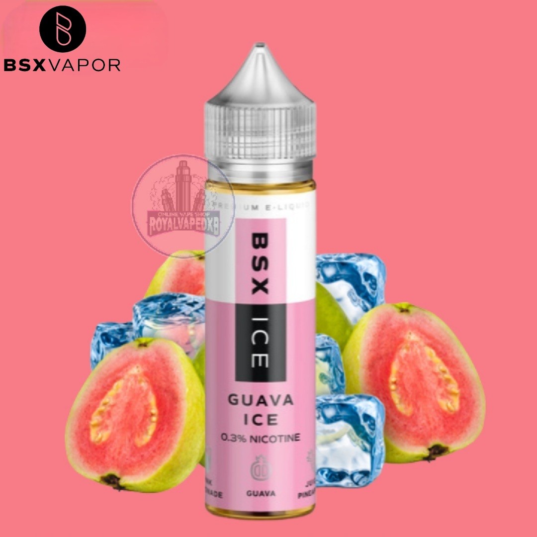 Guava Ice By Glas BSX Ice E-liquid 60ml In UAE